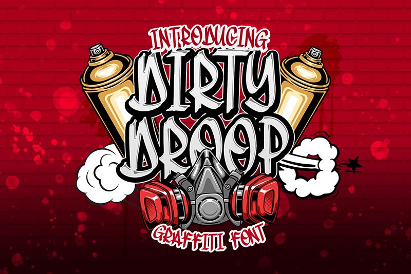 DirtyDroop Schriftart