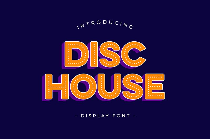 DISC HOUSE Czcionka