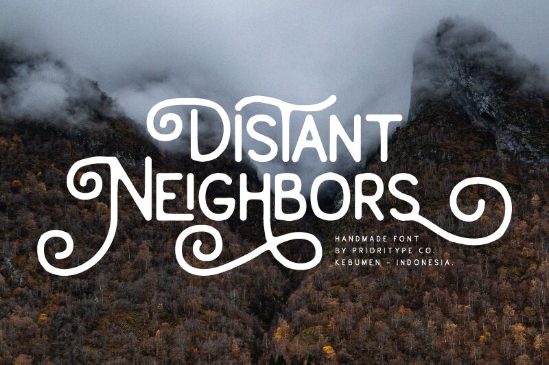 Distant Neighbors Schriftart