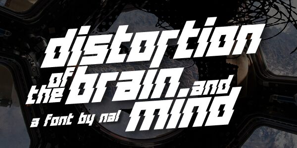Distortion Of The Brain And Mind Czcionka