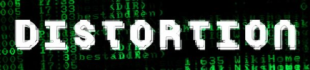Distortion Font