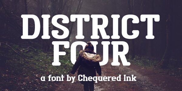 District Four Czcionka