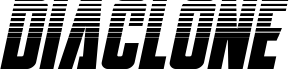 DiaClone Halftone Italic