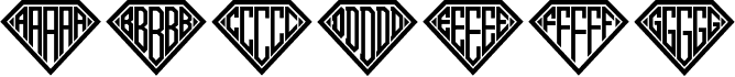 Diamond Monogram Book Regular