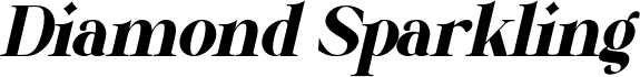 Diamond Sparkling Italic