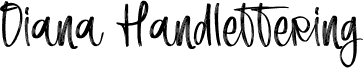 Diana Handlettering