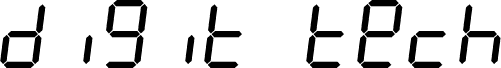 Digit Tech 9 Italic