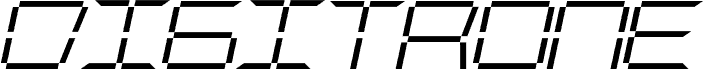 Digitrone Italic