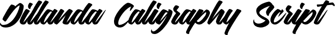Dillanda Caligraphy Script Demo