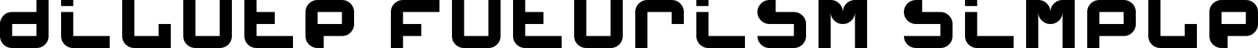 dilute futurism simple Regular