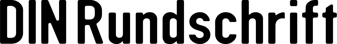 DIN Rundschrift Mittel font