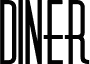 Preview of the Diner-Fatt font
