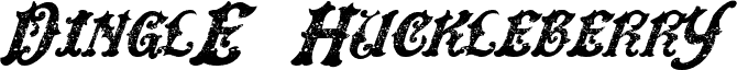 DinglE HuckleberrY Italic