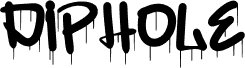 Diphole Personal Use шрифт