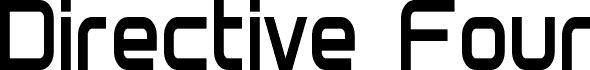 Directive Four Condensed Bold