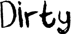 Dirty 字体预览
