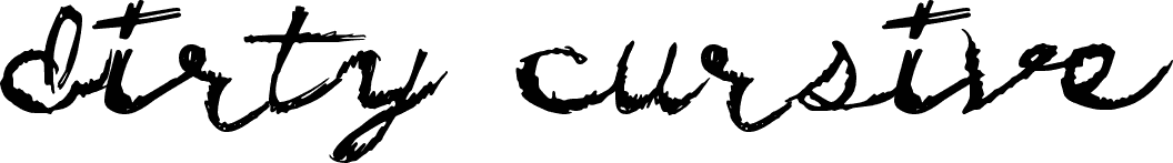 DirtyCursive font | Fonts2u.com