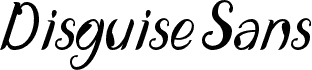 DisguiseDisplaySans-Italic