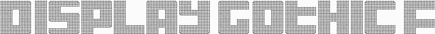 Display Gothic F Regular