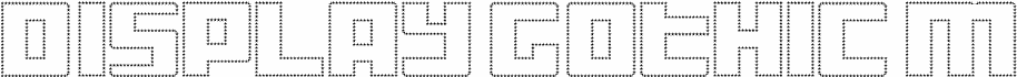 Display Gothic M Regular