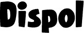 Dispol Trial шрифт