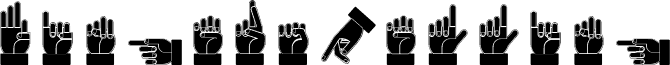 Dissaramas CRU Fingerspelling