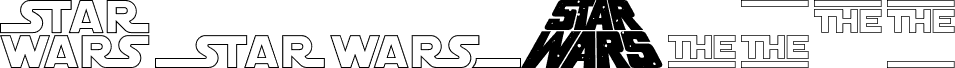 معاينة خط Distant Galaxy Symbols