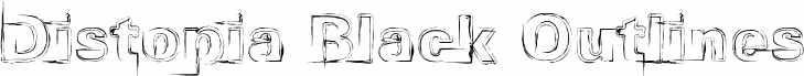 Distopia Black Outlines