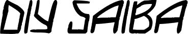 DIY Saiba Italic