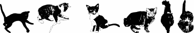 Попередній перегляд шрифту DJ Cats