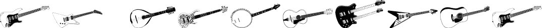 Podgląd czcionki DJ Stringed