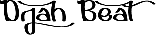 Preview of the Djah Beat font