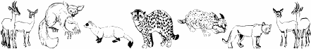 Preview of the Djungle font