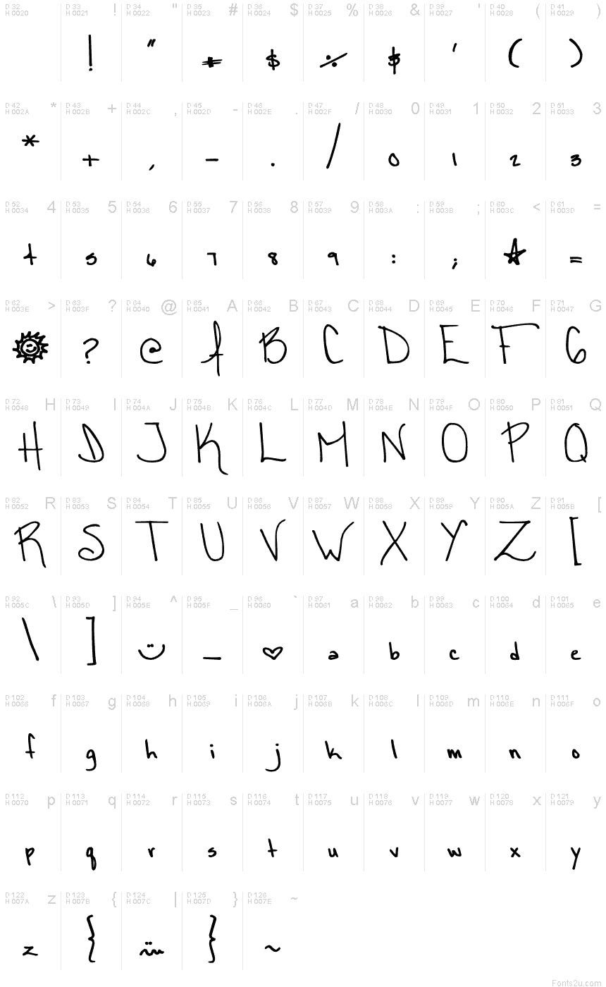 DJB CASSANDRA font