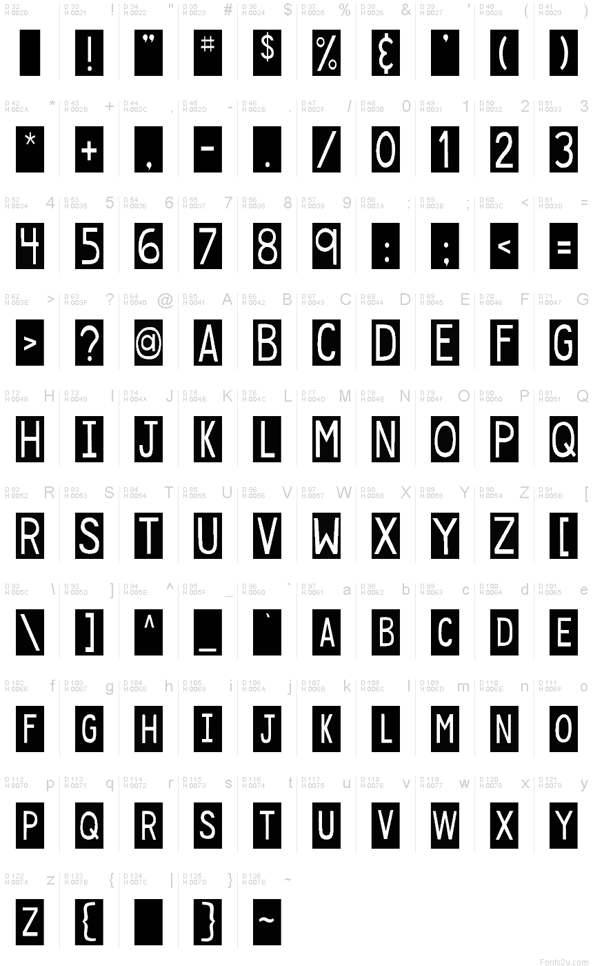 djb sticky tape labels font