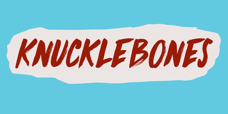 DK Knucklebones Schriftart