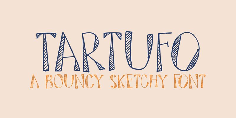 DK Tartufo Schriftart