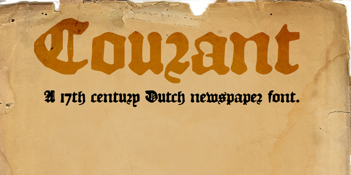 DK Courant Schriftart