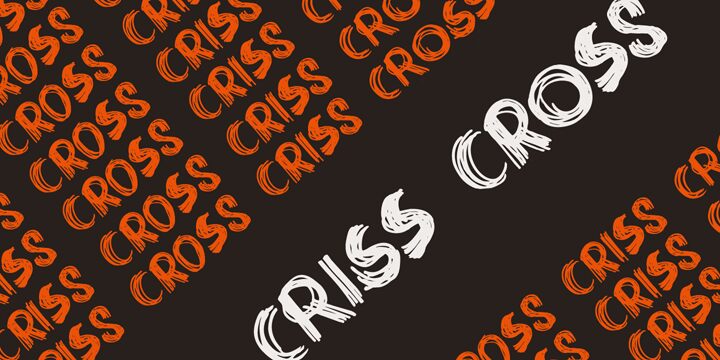 DK Criss Cross Schriftart