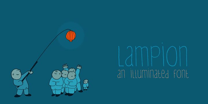 DK Lampion Schriftart