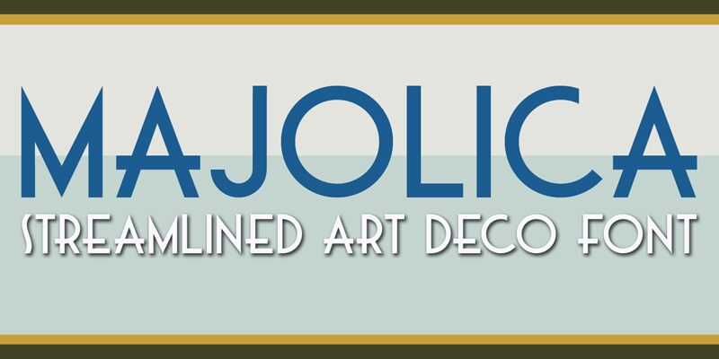DK Majolica Schriftart