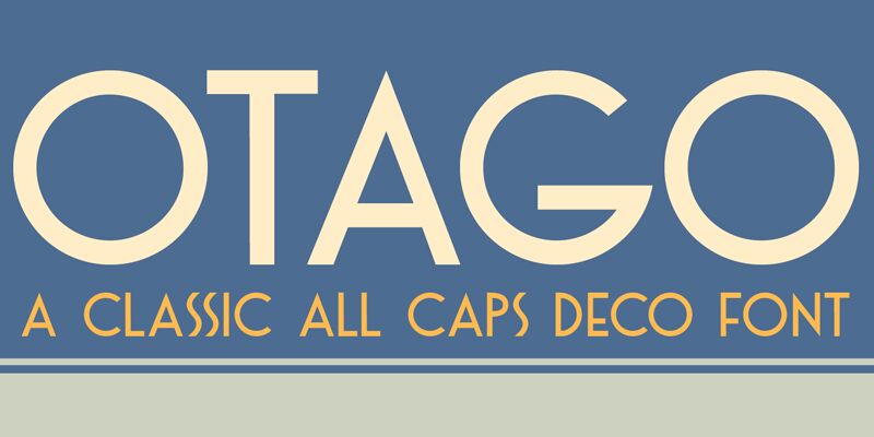 DK Otago Schriftart