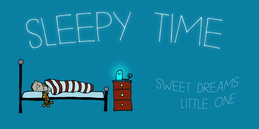 DK Sleepy Time Schriftart