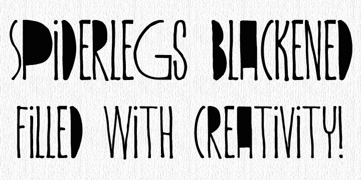 DK Spiderlegs Schriftart