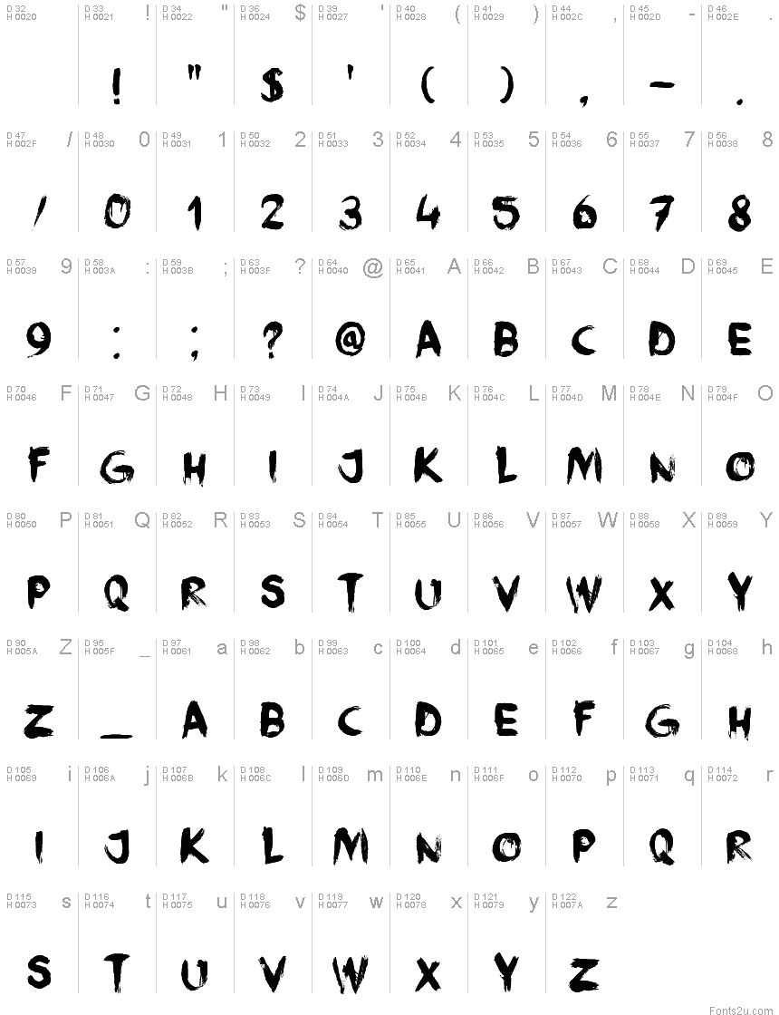 dk-face-your-fears-ii-font