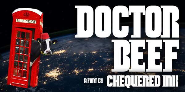 Doctor Beef Schriftart