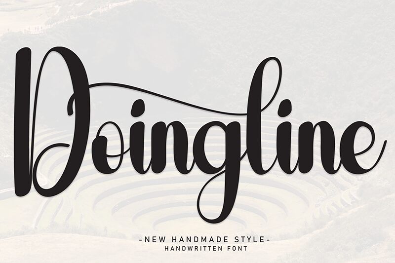 Doingline Druh písma
