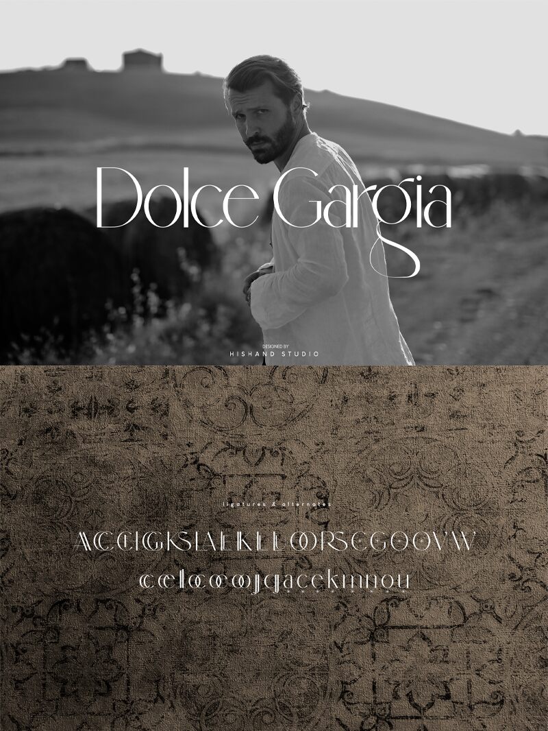 Dolce Gargia Czcionka