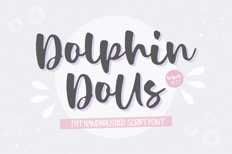 Dolphin Dolls Schriftart