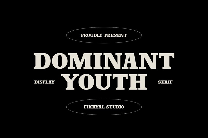 Dominant Youth フォント